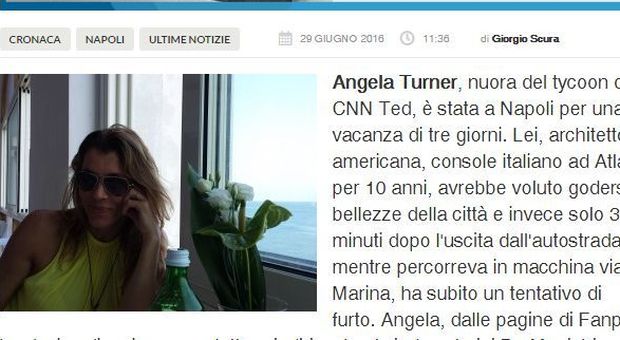 «Lady CNN rapinata dopo 3 minuti dal suo arrivo a Napoli»