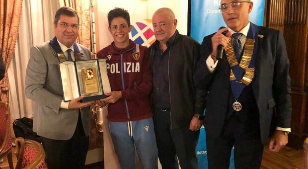 Il Rotary consegna a Martina Caramignoli il “Sabino d'oro 2021” per la medaglia di bronzo agli Europei