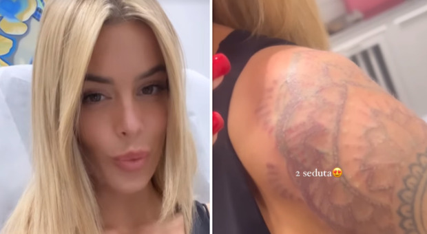 Sophie Codegoni e la rimozione del tatuaggio: «Fa troppo male»