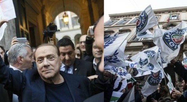 Berlusconi torna in campo per vincere: festa e appello all'unità a Palazzo Grazioli