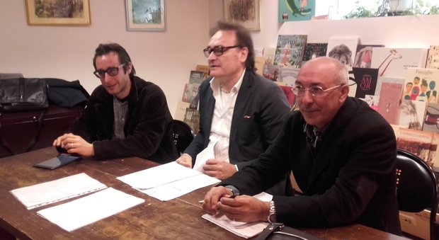 Massimo Tamburri, Peppino Giorgini e Maurizio Mancinio del Movimento 5 Stelle