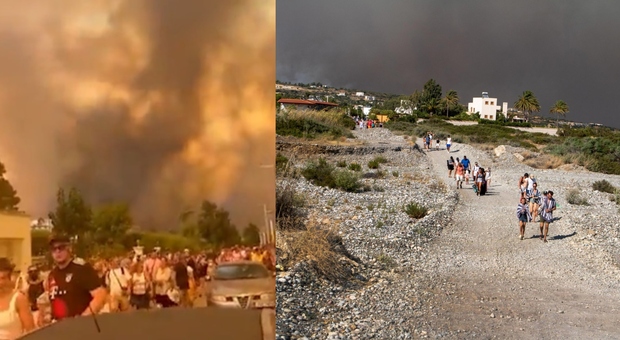 Rodi è in fiamme, incendio fuori controllo: evacuate 30.000 persone