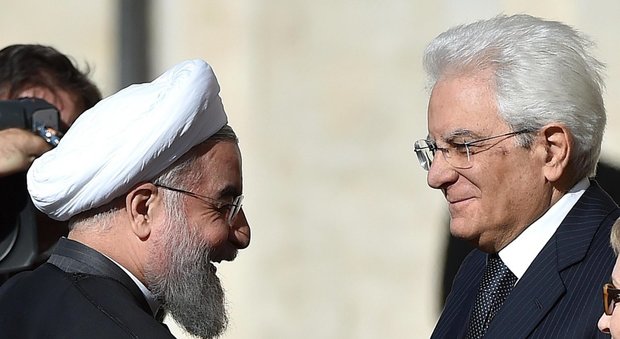 Il presidente iraniano Rohani incontra Mattarella in Quirinale: «Iran si faccia sentire contro il terrorismo»