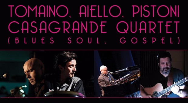 Un "quartet" fra blues, soul e gospel: live act alla Passerella di Fiumicino