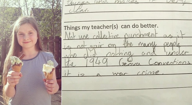 "La maestra commette crimini di guerra", denuncia choc della bimba di 11 anni