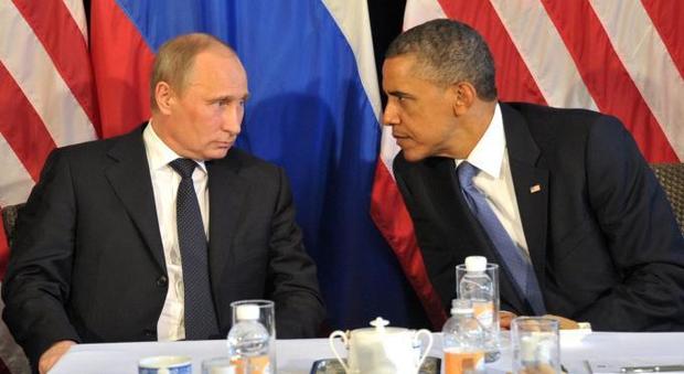 Il presidente russo, Vladimir Putin e quello americano, Barack Obama