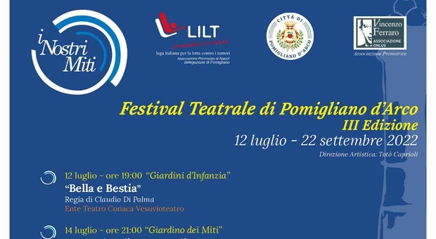 A Pomigliano festival teatrale «I Nostri Miti»