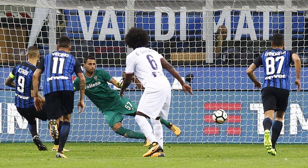 Inter-Fiorentina 3-0: doppio Icardi e Perisic valgono il successo