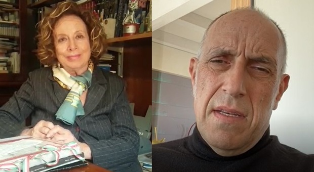 Rosanna Vaudetti e Francesco Casoli testimonial della raccolta fondi dell'ospedale di Torrette del Corriere Adriatico