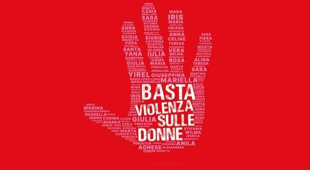 Un manifesto della campagna contro la violenza sulle donne