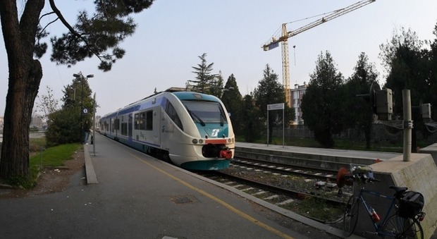 Il treno Minuetto nella linea Vicenza-Schio