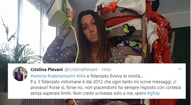 Cristina Plevani contro il Grande Fratello Vip e il fidanzato di Antonella Elia: «è un mitomane»