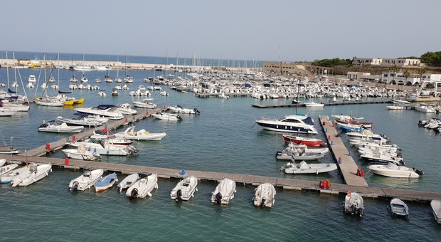 I pontili nel porto di Otranto