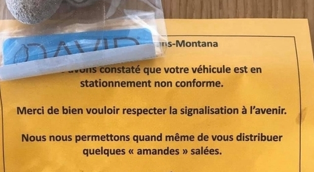 Parcheggi in sosta vietata, niente multa. In Svizzera i vigili regalano mandorle: ecco perché