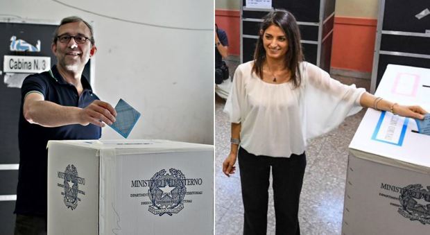 Elezioni Roma, Giachetti e Raggi al voto