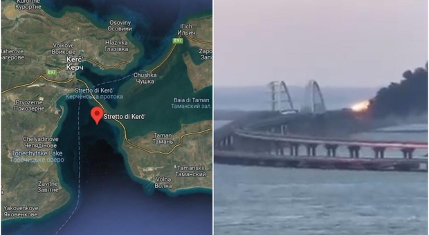 Ponte Crimea sullo stretto di Kerch, l'anello debole di Putin: ecco perché Kiev lo considerava un obiettivo chiave