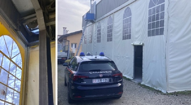 Incidente sul lavoro, operaio di 56 anni cade dal tetto del bocciodromo. Ricoverato in ospedale in gravi condizioni