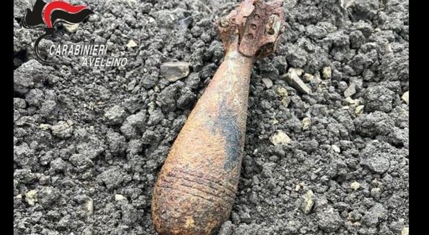 La bomba inesplosa trovata a Calitri