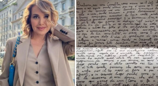 Barbara D’Urso, ringrazia la fan Helena: «Questa lettera è speciale perché »