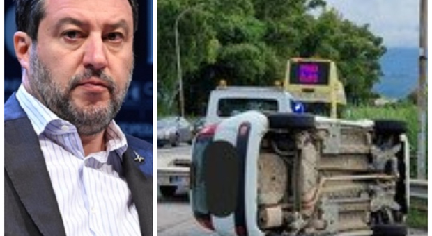 Sicurezza stradale, Salvini annuncia stretta sul cellulare alla guida. Youtuber a Casal Palocco? «Imbecilli alla guida»