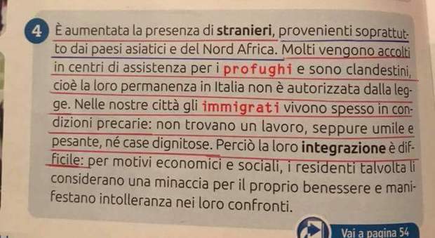 "Profughi clandestini", bufera sul sussidiario 'razzista'. Salvini: "Ne compro 100 copie"