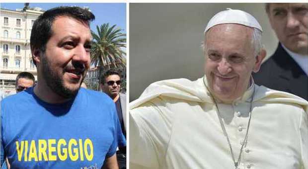 Salvini attacca anche il Papa: "Il suo perdono non ci serve. Quanti rifugiati ha preso in Vaticano?"