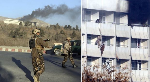 Afghanistan, commando talebano attacca l'hotel degli stranieri: almeno 43 morti, uccisi 3 terroristi