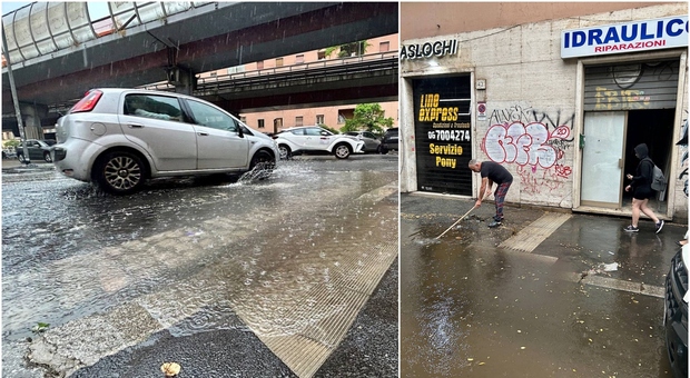 Bomba d'acqua su Roma, violento temporale sulla Capitale: previsti 2mm di pioggia. Ecco le zone più colpite