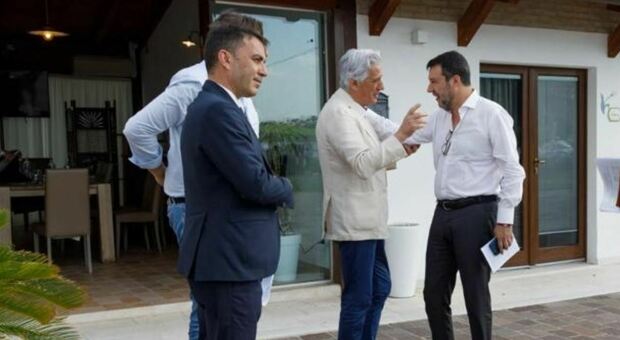 Parcaroli incontra il vicepremier Salvini: «Massimo impegno per la Val Potenza»