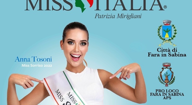 Miss Italia arriva a Fara in Sabina, c'è la finale di Miss Sorriso Lazio 2023