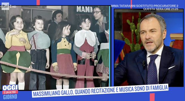 Massimiliano Gallo, l'attore ricorda il papà a Oggi è un altro giorno: «Volevo rimanesse il mio supereroe»