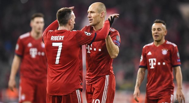 Bayern, ufficializzati gli addii a Robben e Ribery