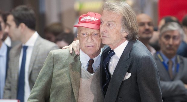 Niki Lauda e Luca Cordero di Montezemolo