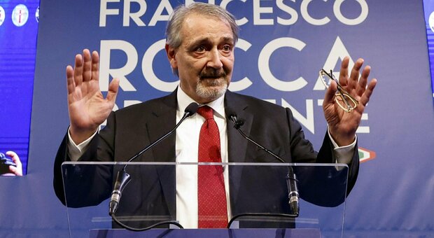 Il neo governatore del Lazio, Francesco Rocca