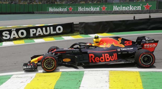 La Red Bull di Verstappen a Interlagos