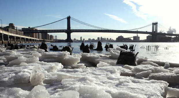 New York sotto il gelo
