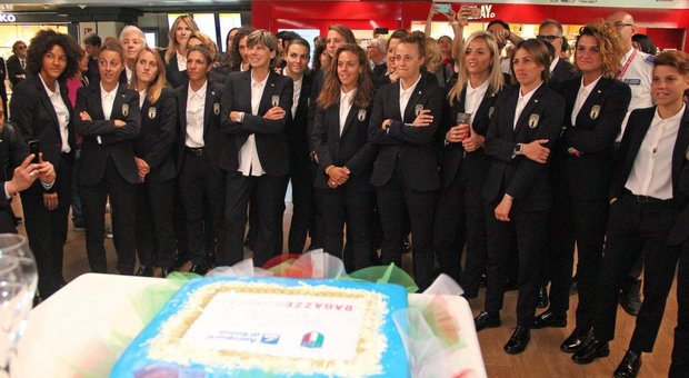 immagine Calcio, nazionale donne in partenza a Fiumicino