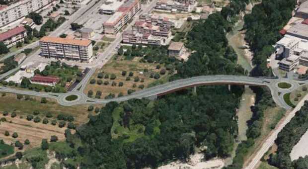 Il progetto del ponte sul Tronto tra Monticelli e la zona industriale di castagneti