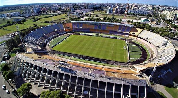 Lo stadio di Via del Mare di Lecce (Foto Adriano Liaci)