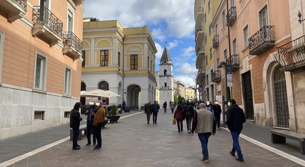 Corso Garibaldi, nel cuore del centro storico di Benevento