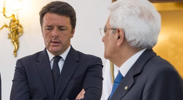 Mattarella, braccio di ferro con Renzi su tempi e modi della crisi