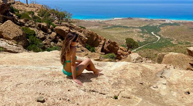 Uno scatto di Ludovica sull’isola di Socotra, un’oasi apprezzata per la biosfera unica nel mondo