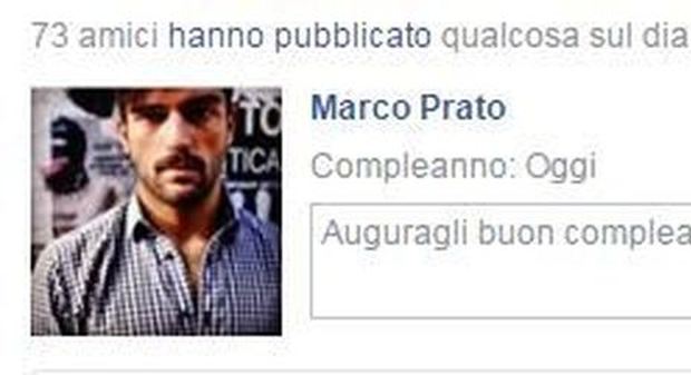 Roma, per il compleanno di Marco Prato valanga di auguri su Facebook