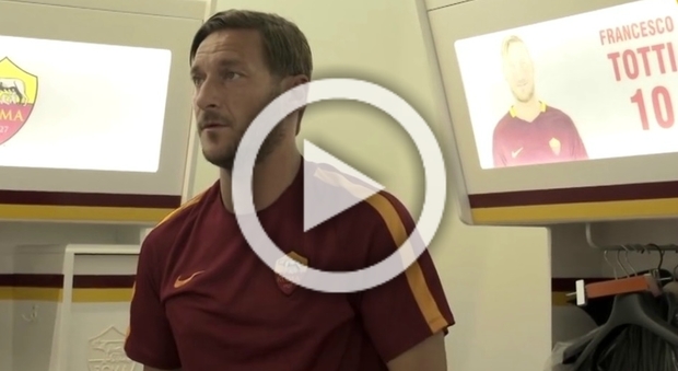 Totti, ancora emozioni: ecco il video dell'ultimo allenamento con la Roma