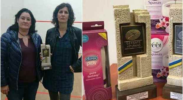 Spagna, vibratori e kit per depilarsi come premio alle campionesse di squash: è bufera