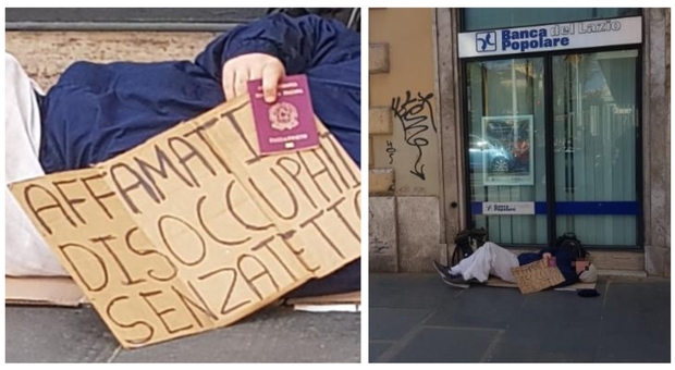 “Prima gli italiani” anche nell'elemosina: chiede la carità in centro a Roma esibendo il passaporto