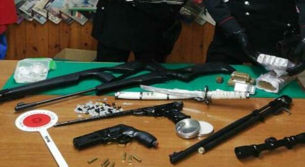 Cocaina, hashish e armi: tre arresti dei carabinieri tra Terracina e Fondi