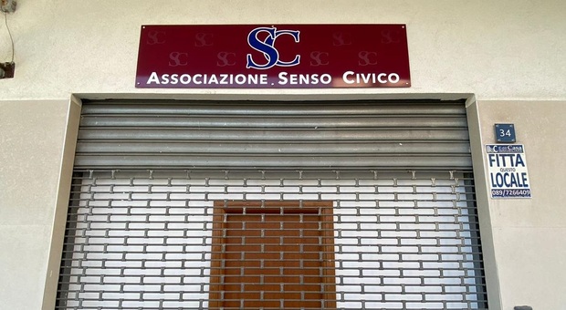 La sede dell'associazione Senso Civico in via Sciaraffia