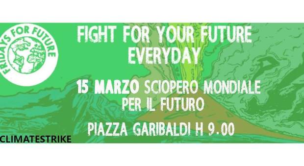 Sciopero mondiale per il futuro, a Napoli raduno in piazza Garibaldi