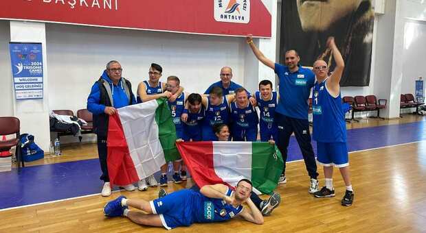 L'Italbasket con sindrome di Down campione del mondo: battuta la Turchia 18-17